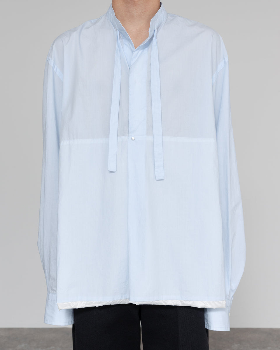 【23AW】プルオーバースタンドカラーシャツ
