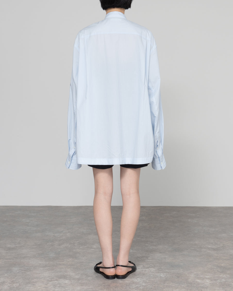 【23AW】プルオーバースタンドカラーシャツ