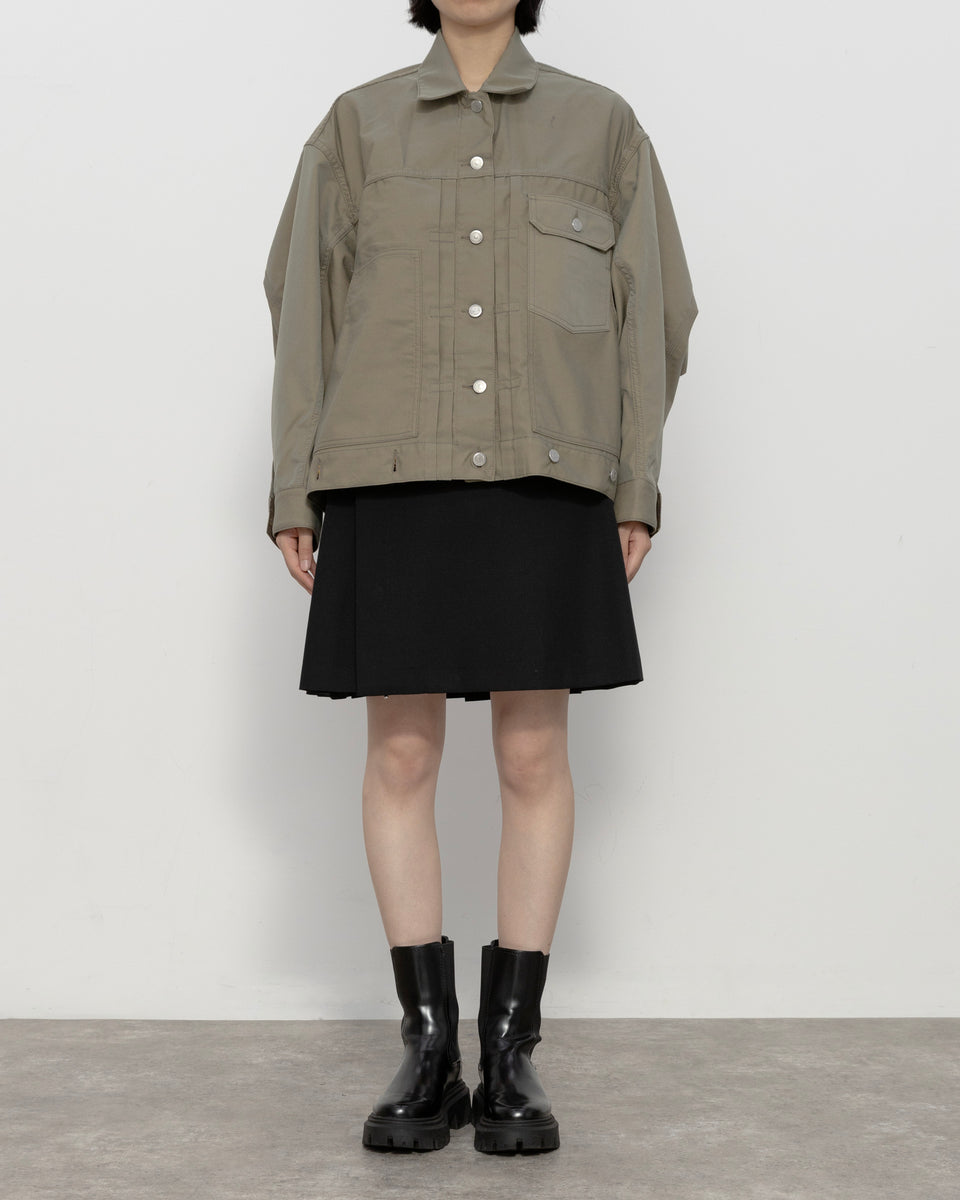 【23AW】ダブルエンドポストワークツイルブルゾン