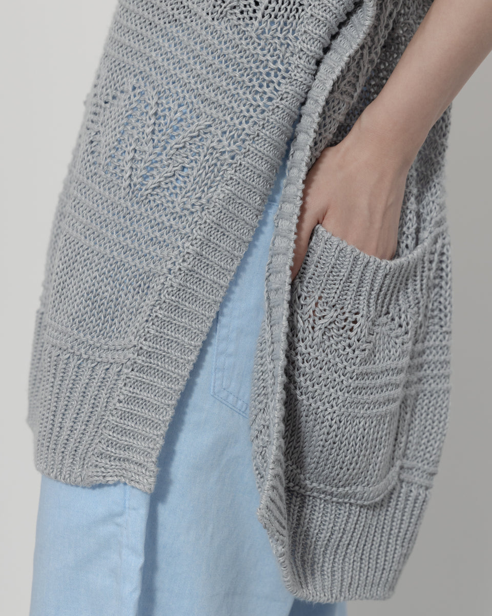 【23SS】<th products>リネンフィッシャーマンベスト