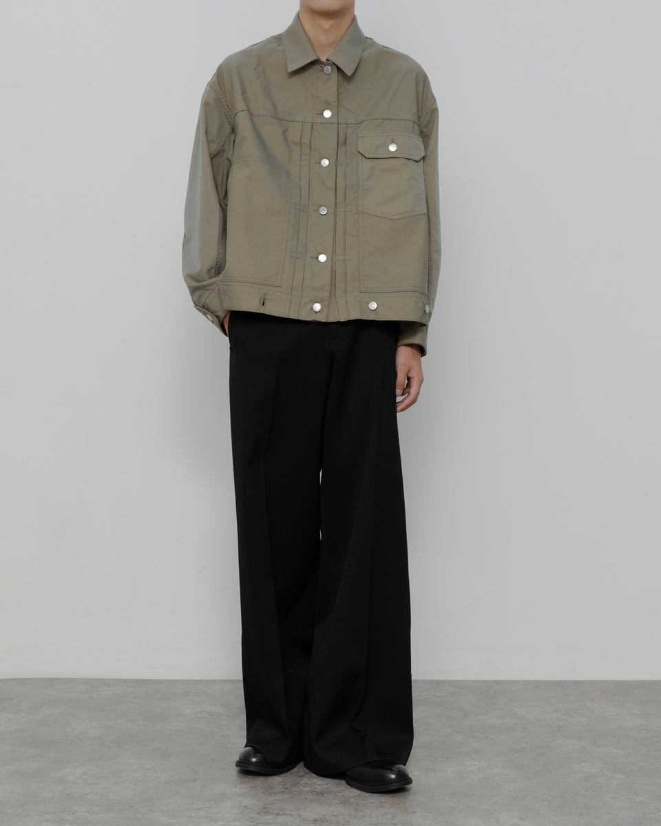 【23AW】ダブルエンドポストワークツイルブルゾン