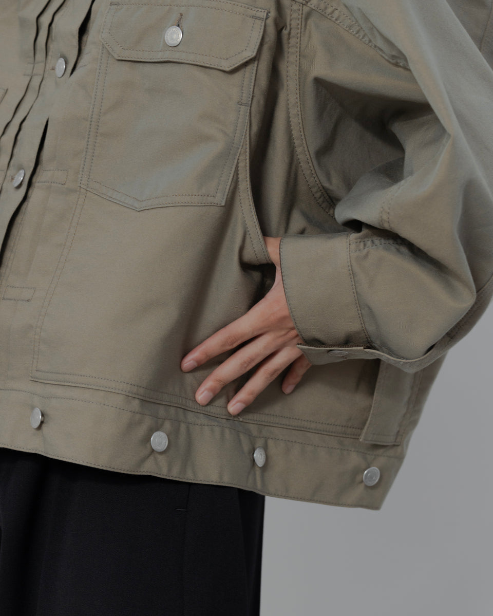 【23AW】ダブルエンドポストワークツイルブルゾン