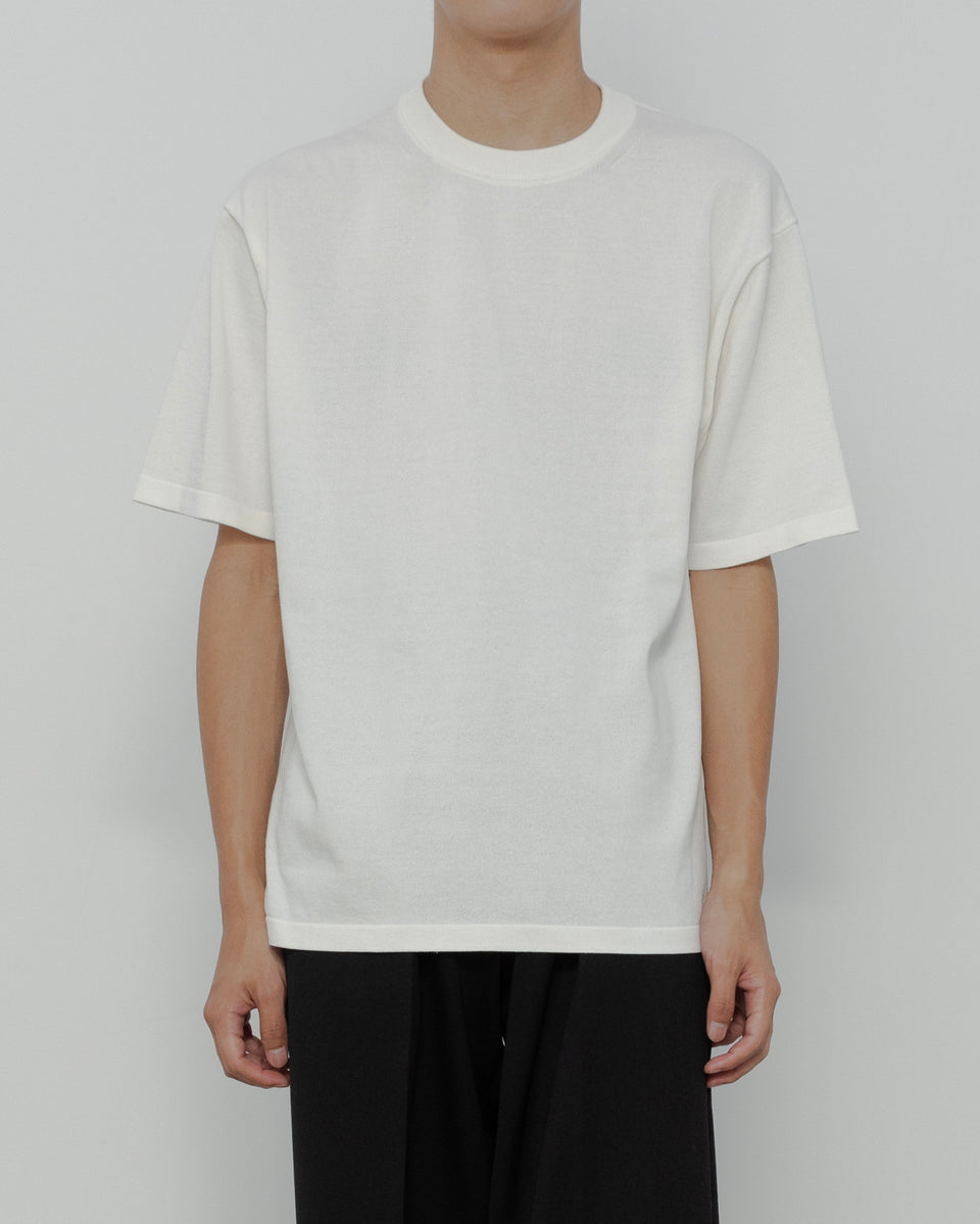 【23SS】 フレスカニットハーフスリーブセーター