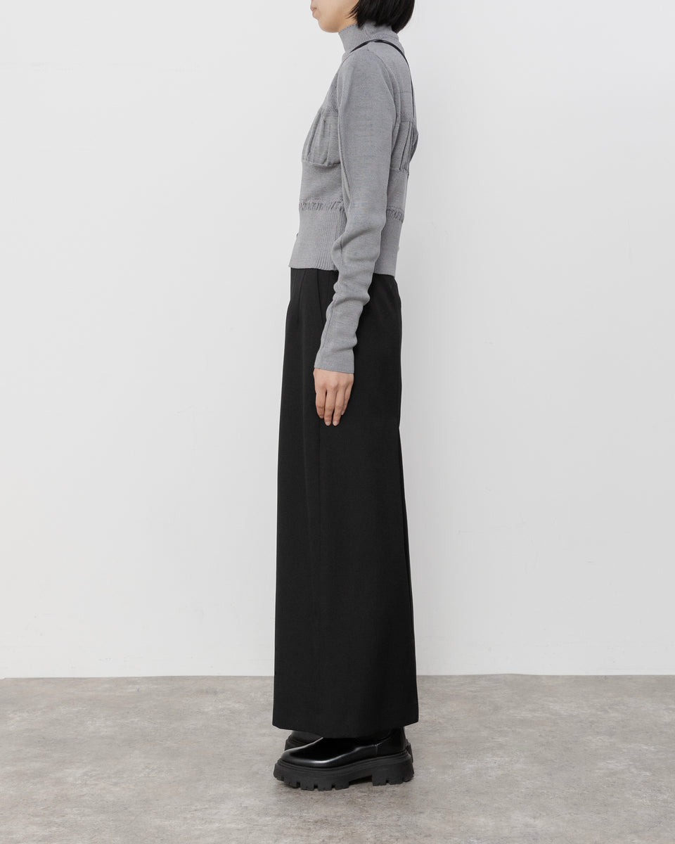 【23AW】<TARO HORIUCHI>レイヤードネックトップ