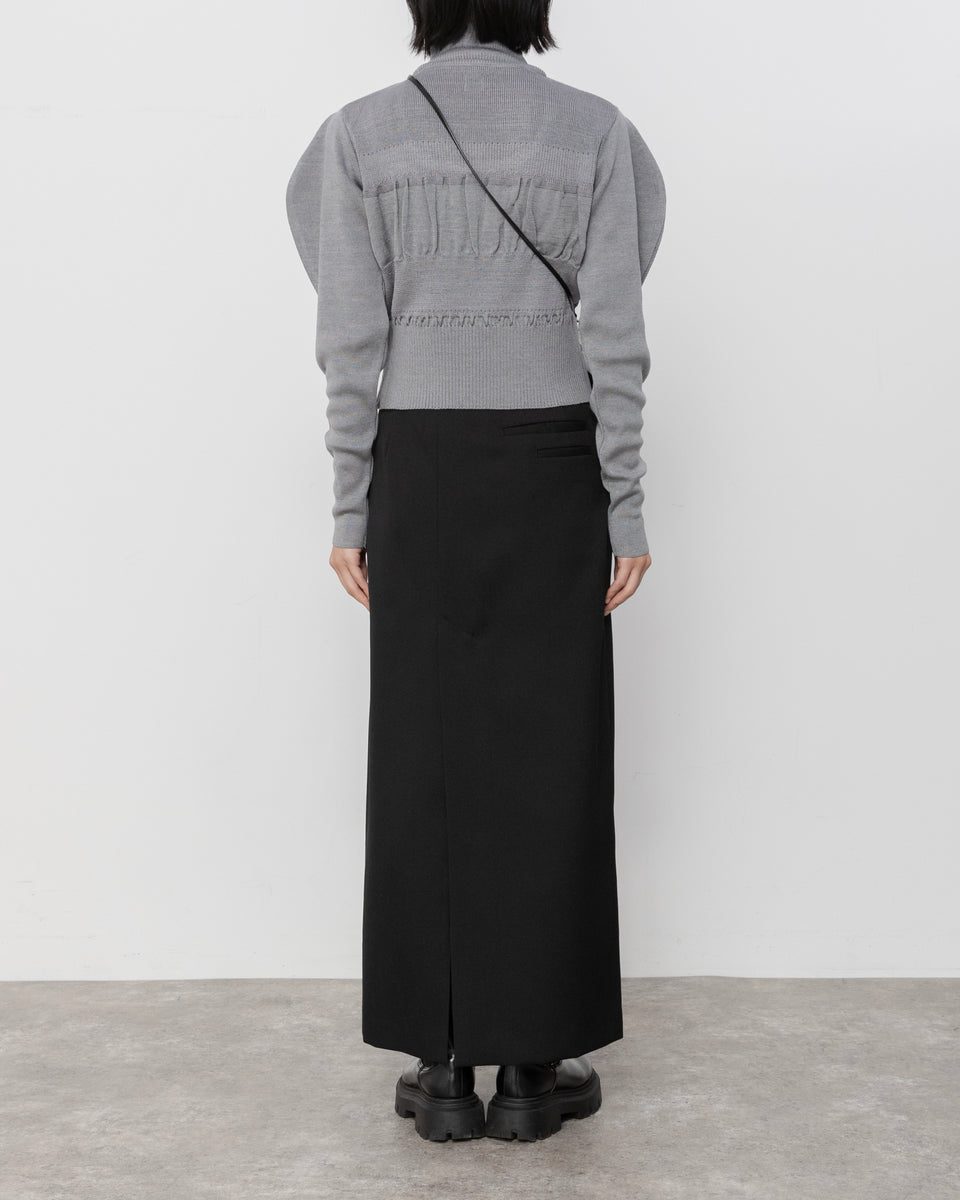 【23AW】<TARO HORIUCHI>レイヤードネックトップ