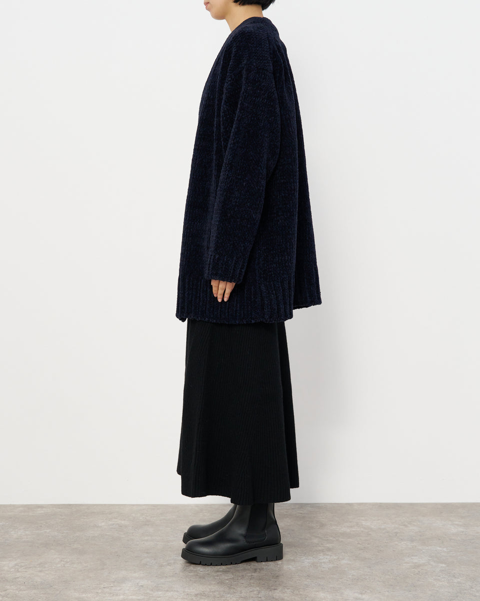 【23AW】ウールモールオーバーサイズカーディガン