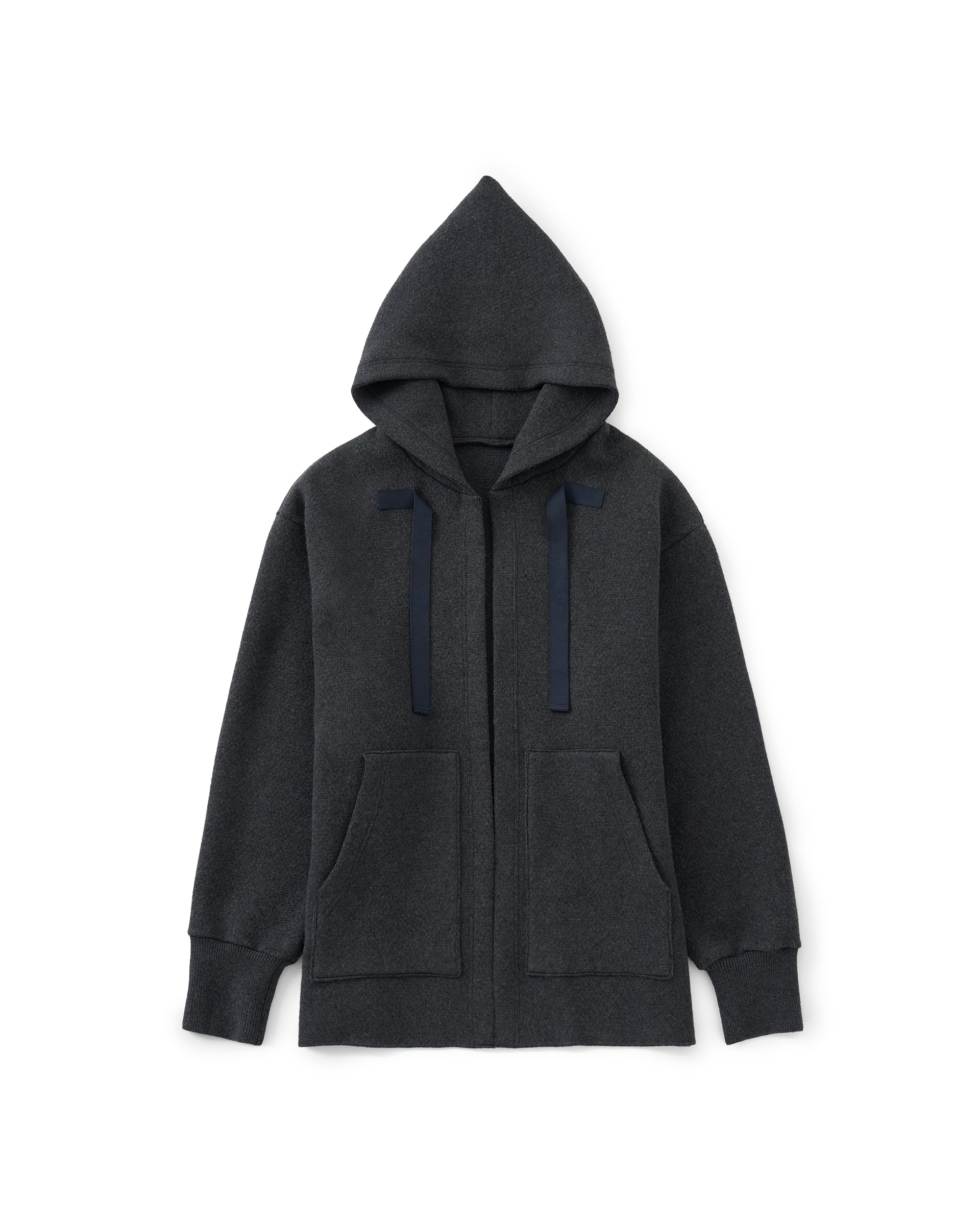 えだまめ　ポステレガント　コットンカシミヤニットフーディ えだまめ ポステレガント コットンカシミヤニットフーディ