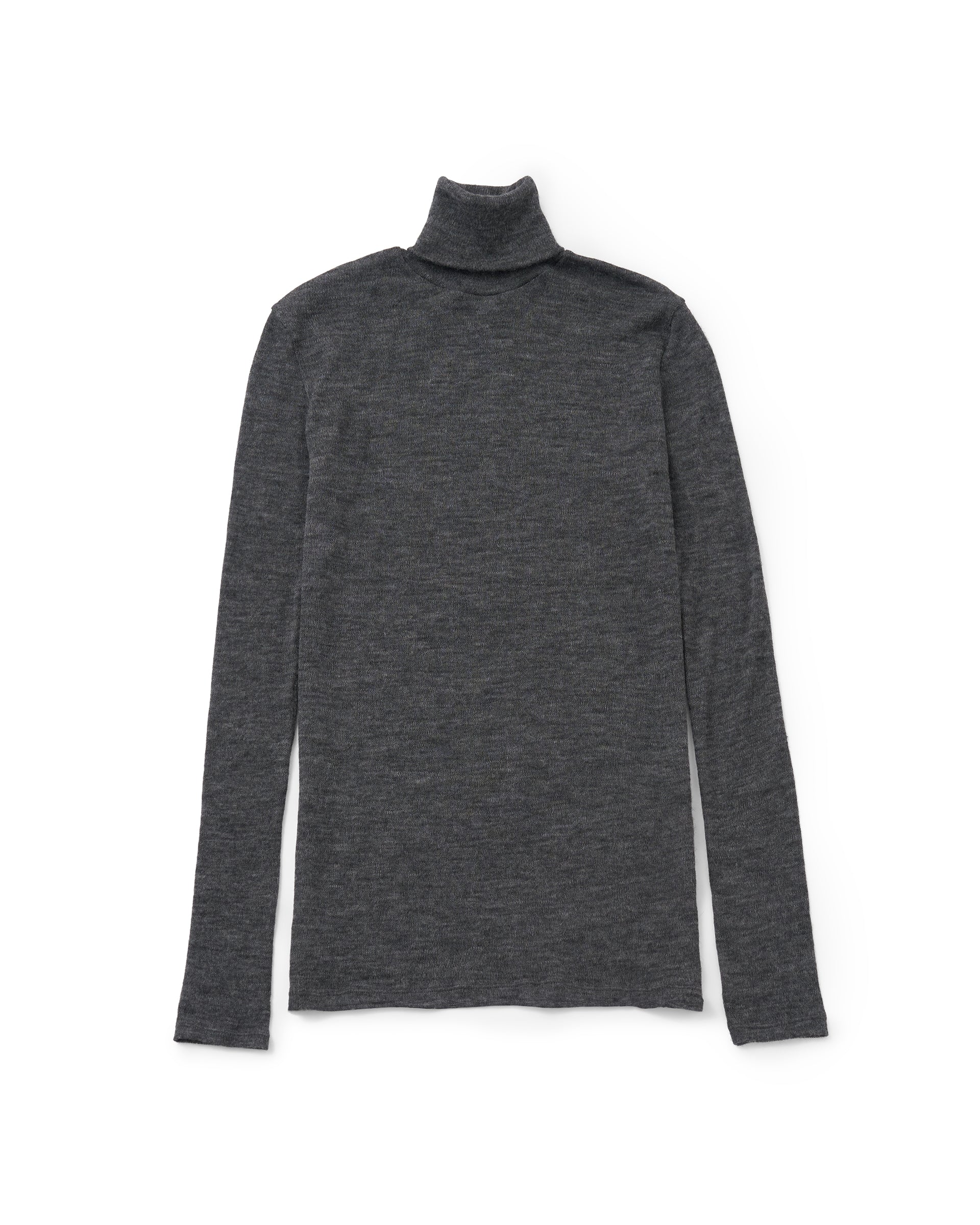 ALBUM DI FAMIGLIA ベビーアルパカ ハイネッククロップドニット