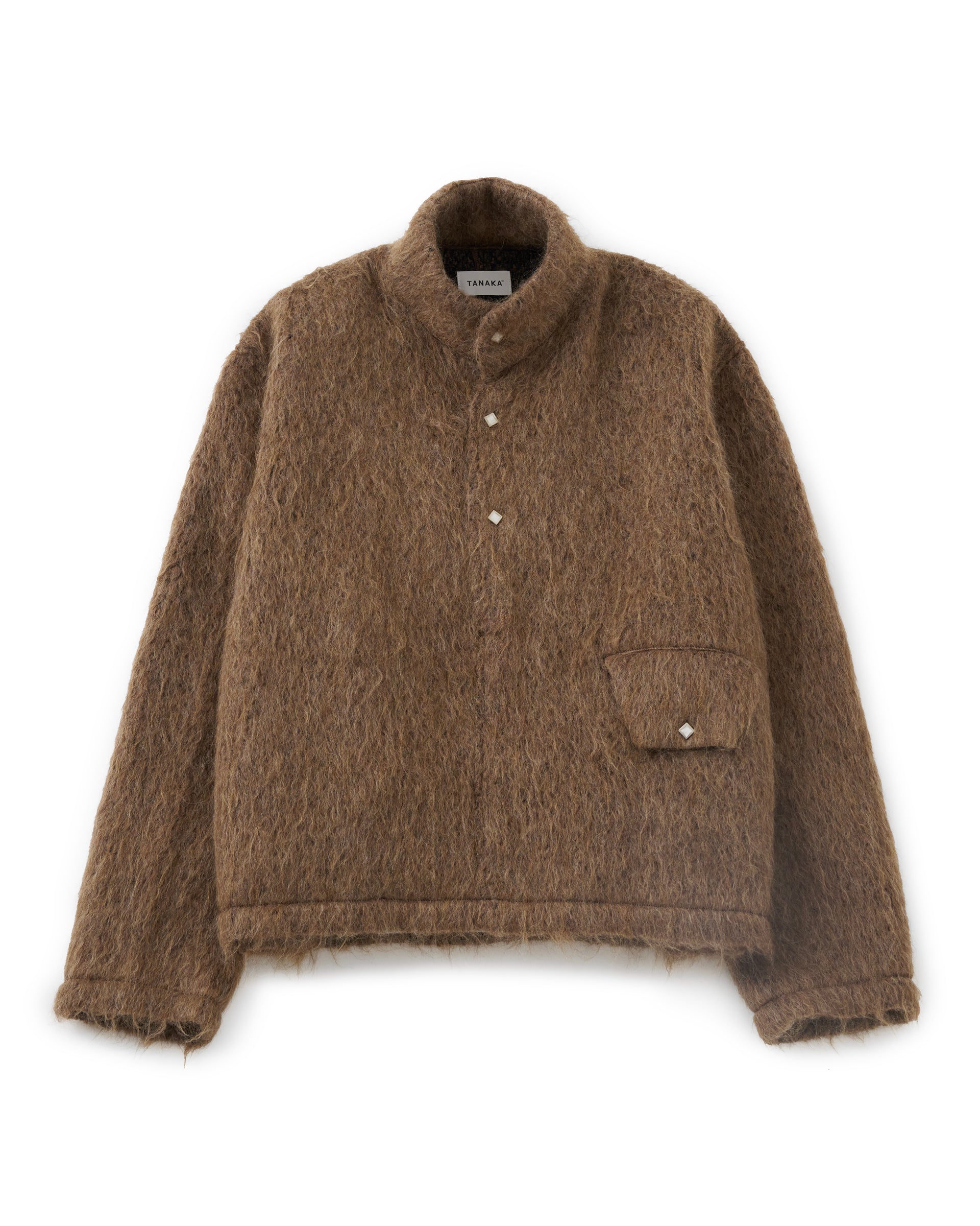 TANAKA】プルオーバーシャ​​ギートップ ブラウン | 日本製 プル