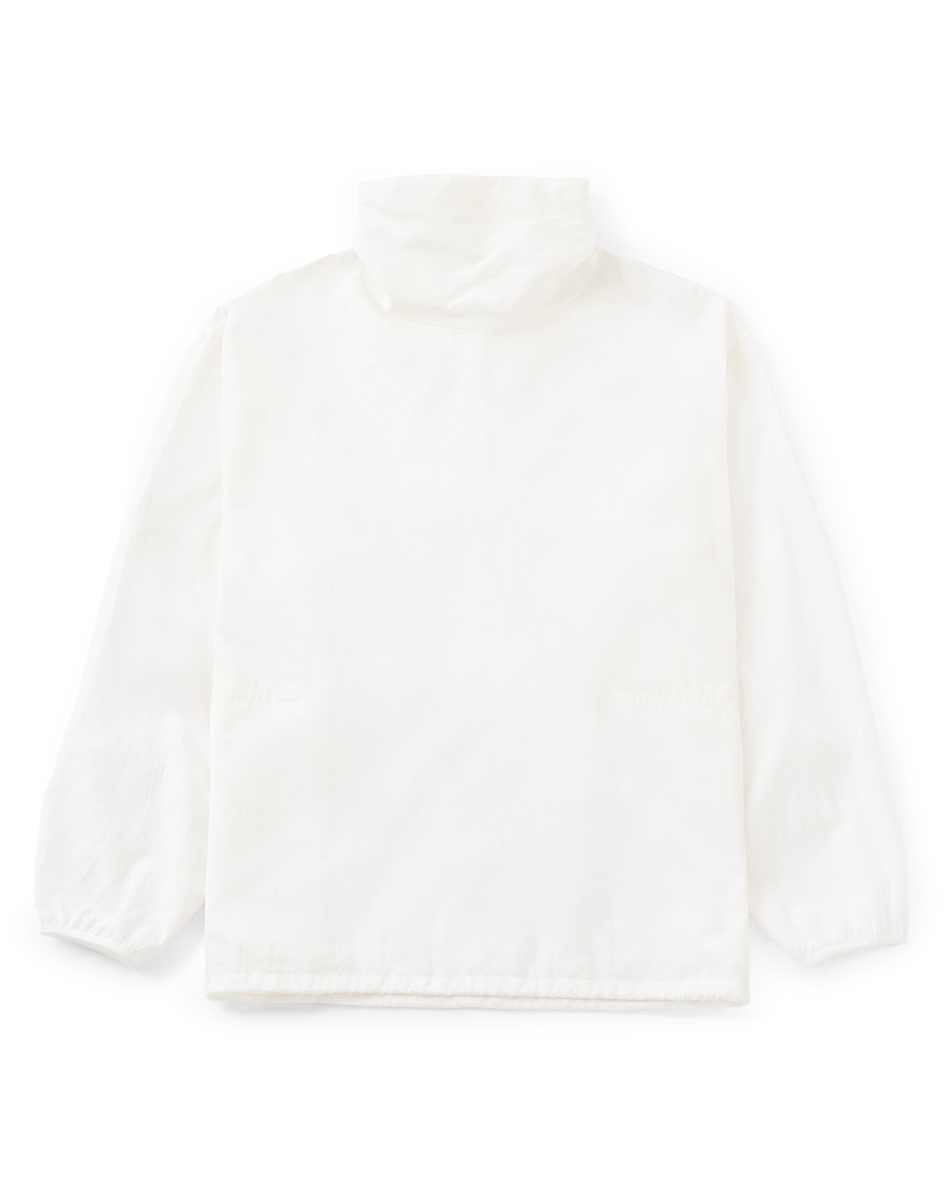 ATON】コットンシルクローンハイネックオーバーシャ​​ツ