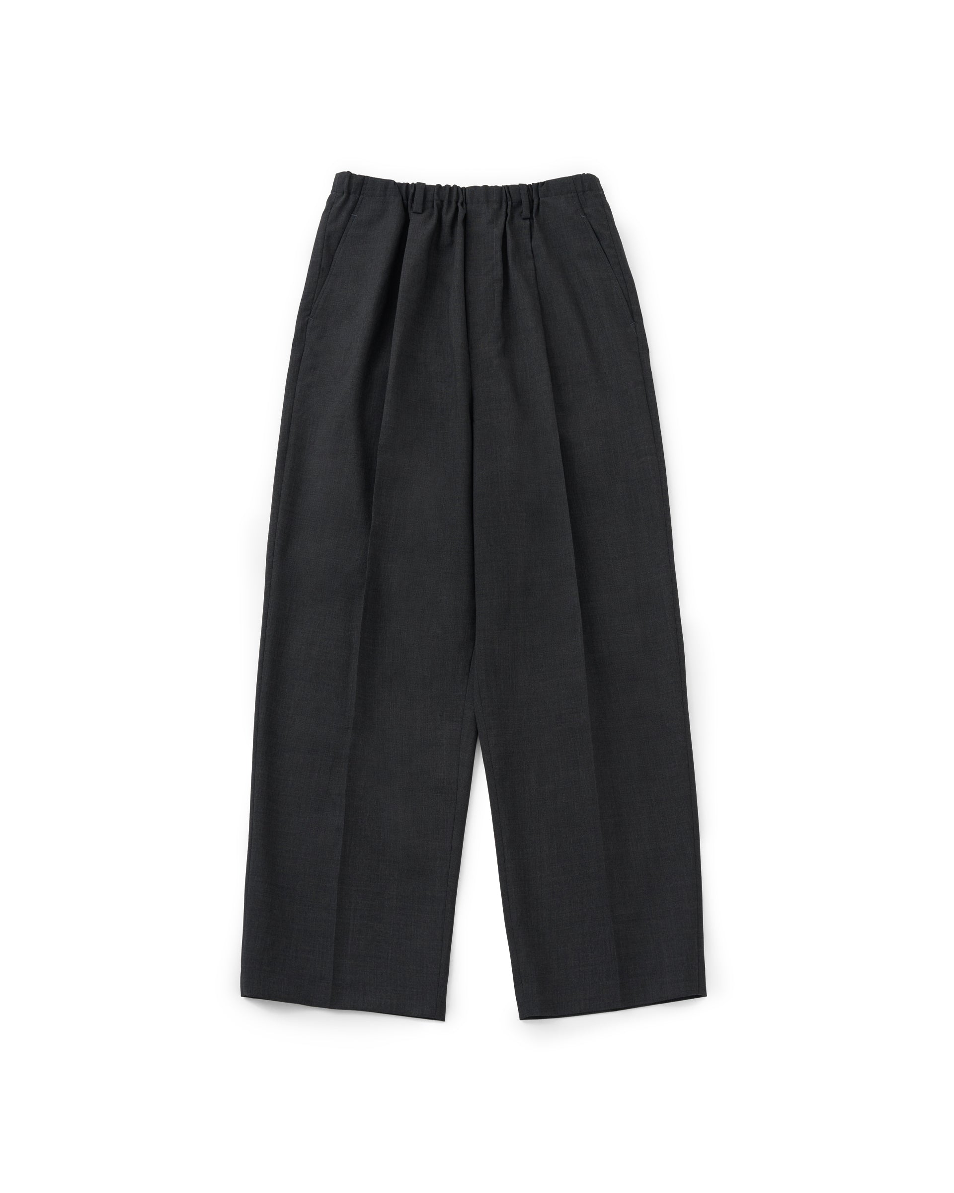 INSCRIRE】ウールリラックスパンツ グレー | 日本製 スウエット | F