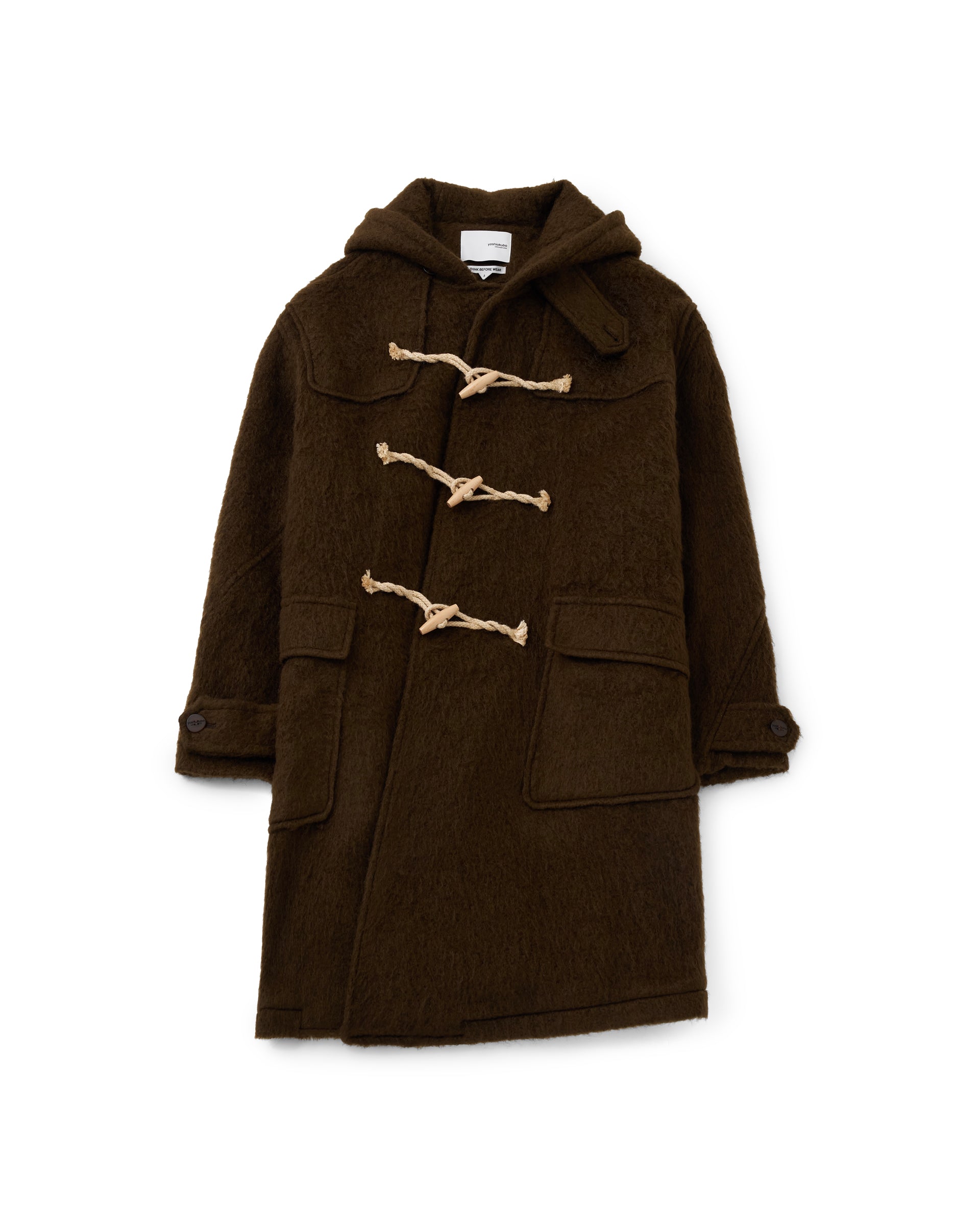 sairenssei 25aw ダッフルピーコート yoshiokubo】シャギーツイストダッフルコート – ファッションスナップ