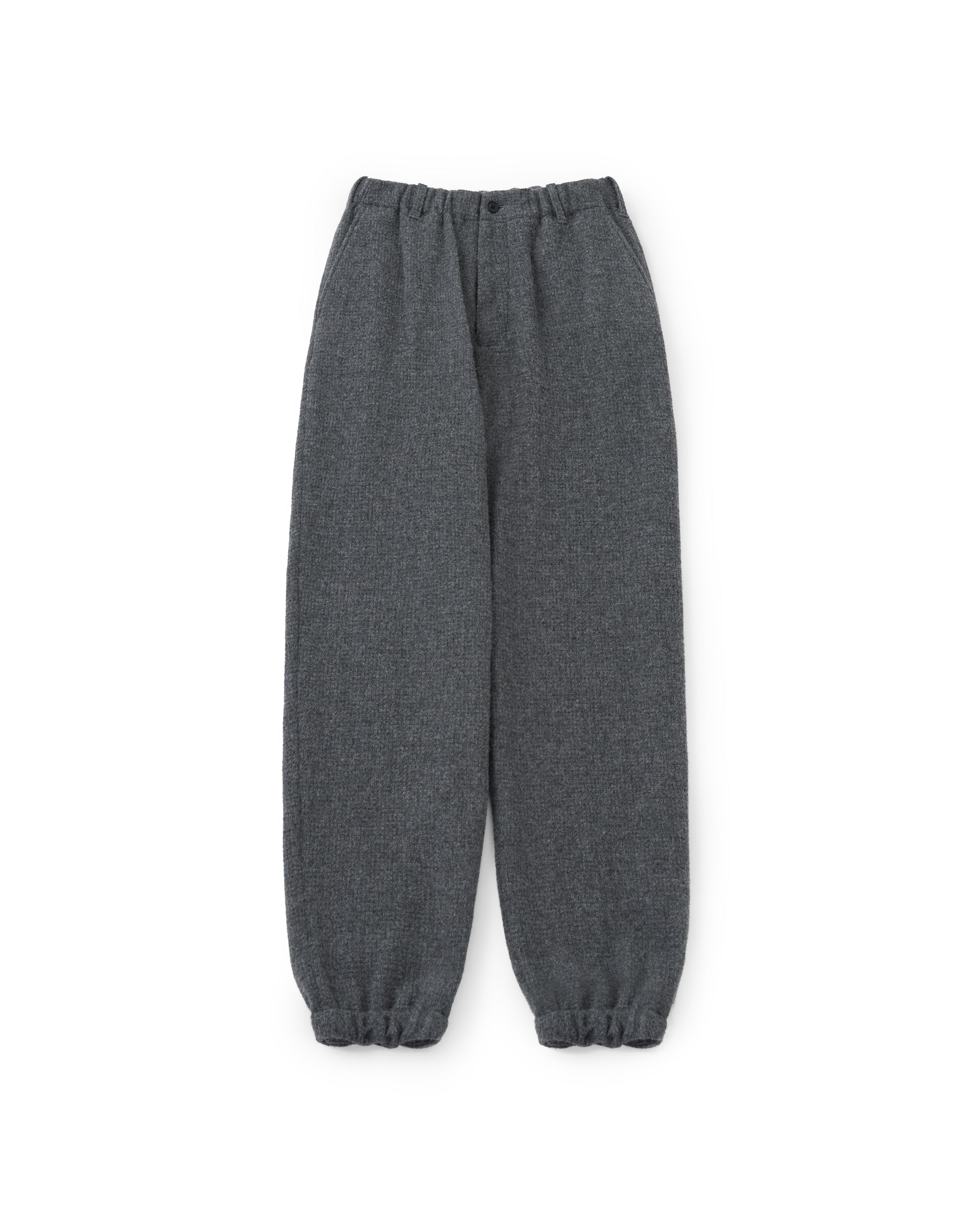 nonnotte】ドレーピングトラックパンツ グレー | 日本製