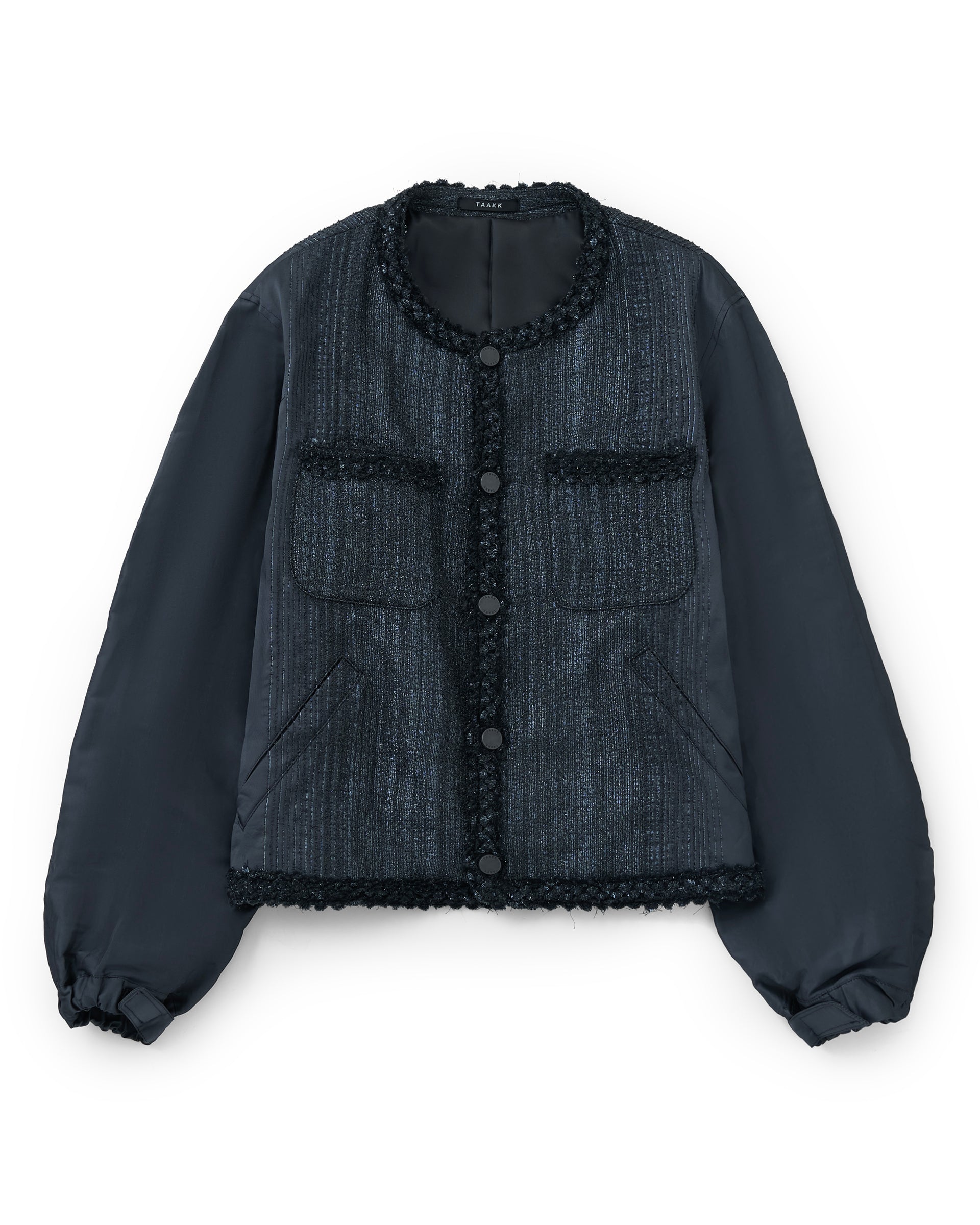 TAAKK】グリッターツイードジャケット – ファッションスナップストア