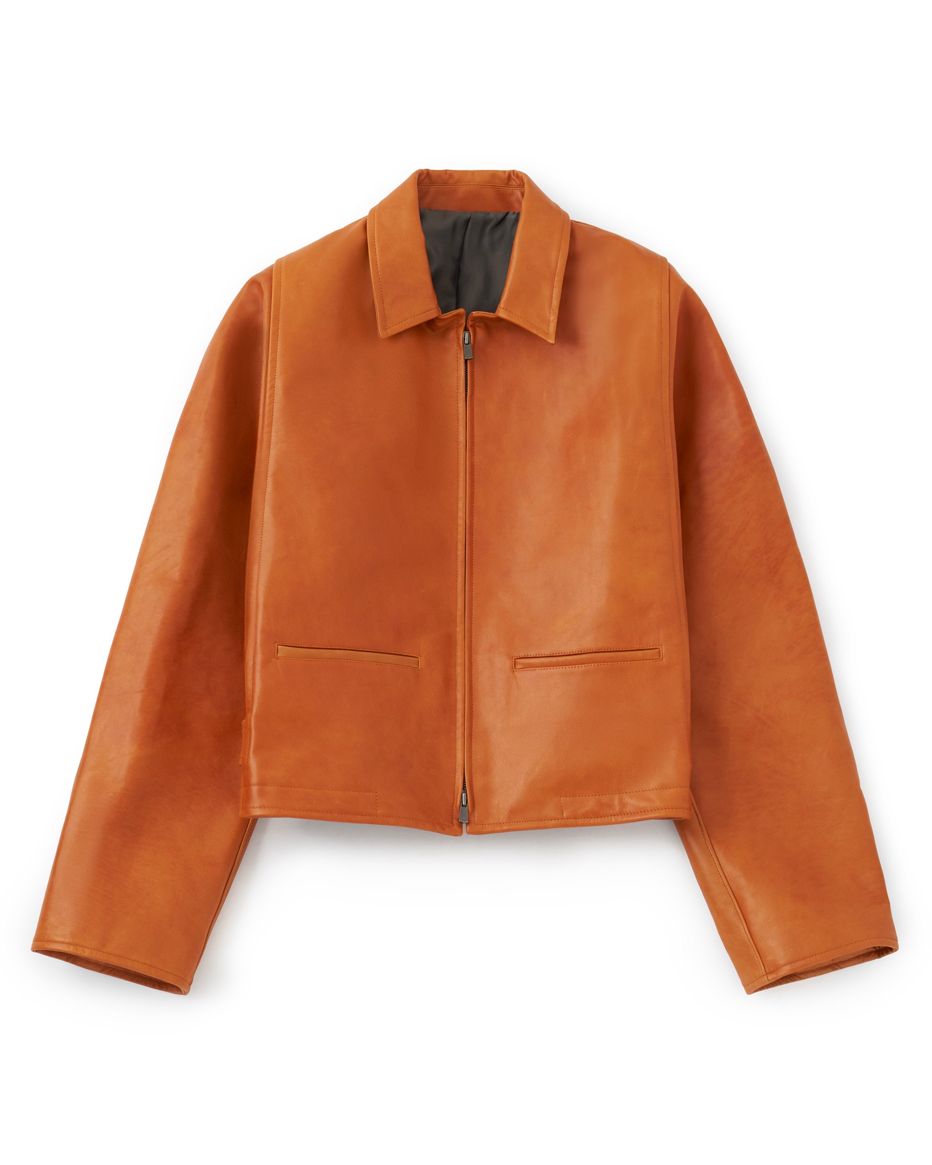 IRENISA】モディファイドスリーブレザーモータージャケット