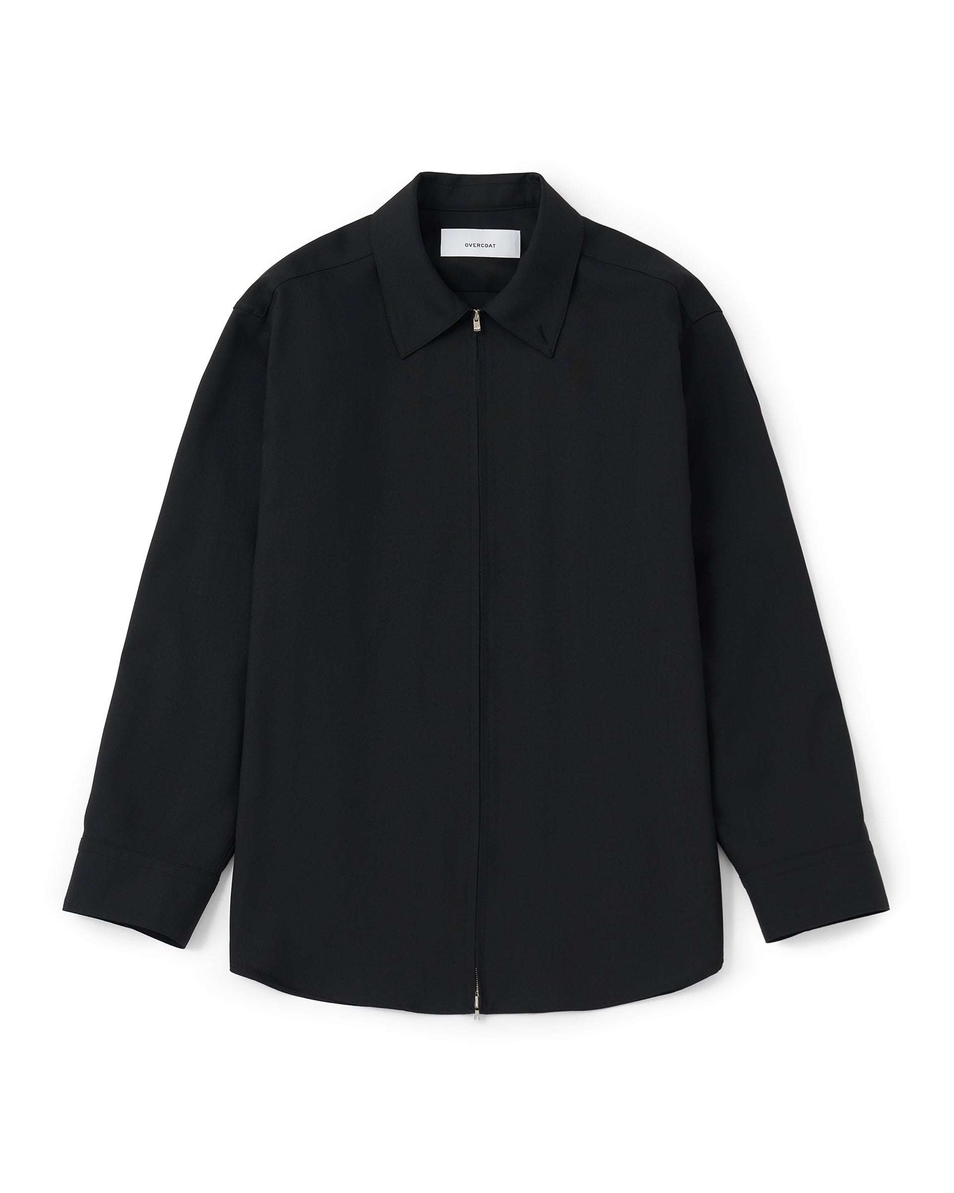 OVERCOAT シャツ OVERCOAT】ジップアップシャツ | スタンドカラー | 羽織り | F/STORE