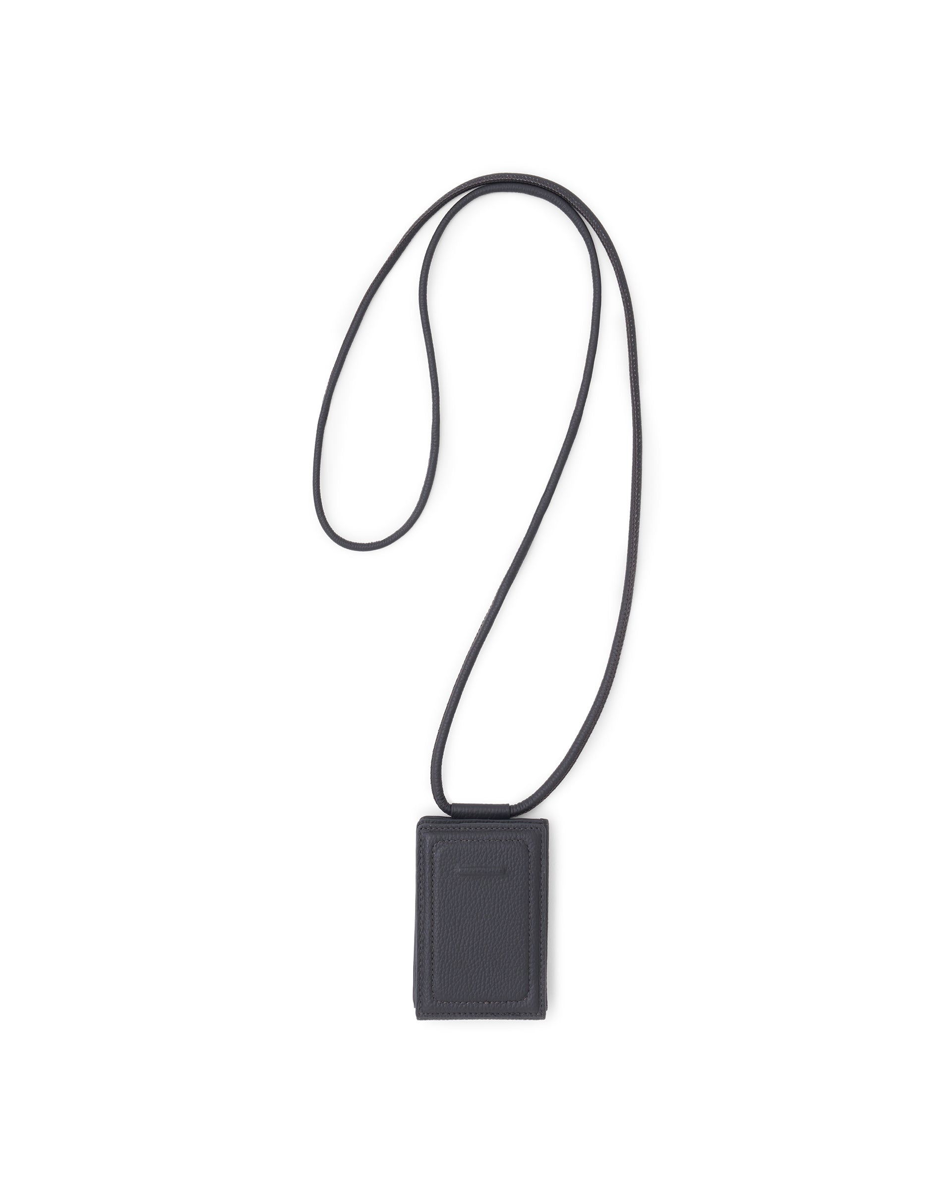 objcts.io】レザーストラップ付iPhoneアクセサリー ウォレット