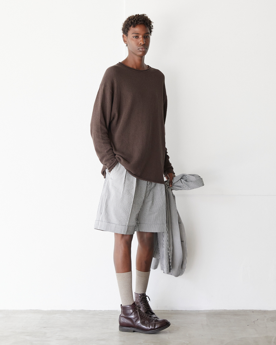 【23SS】コットンブークレープルオーバーニット