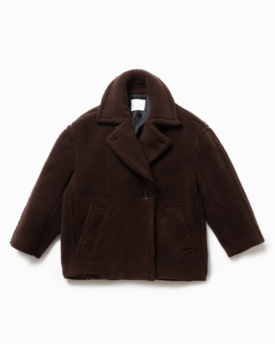 【23AW】ボアコクーンコート
