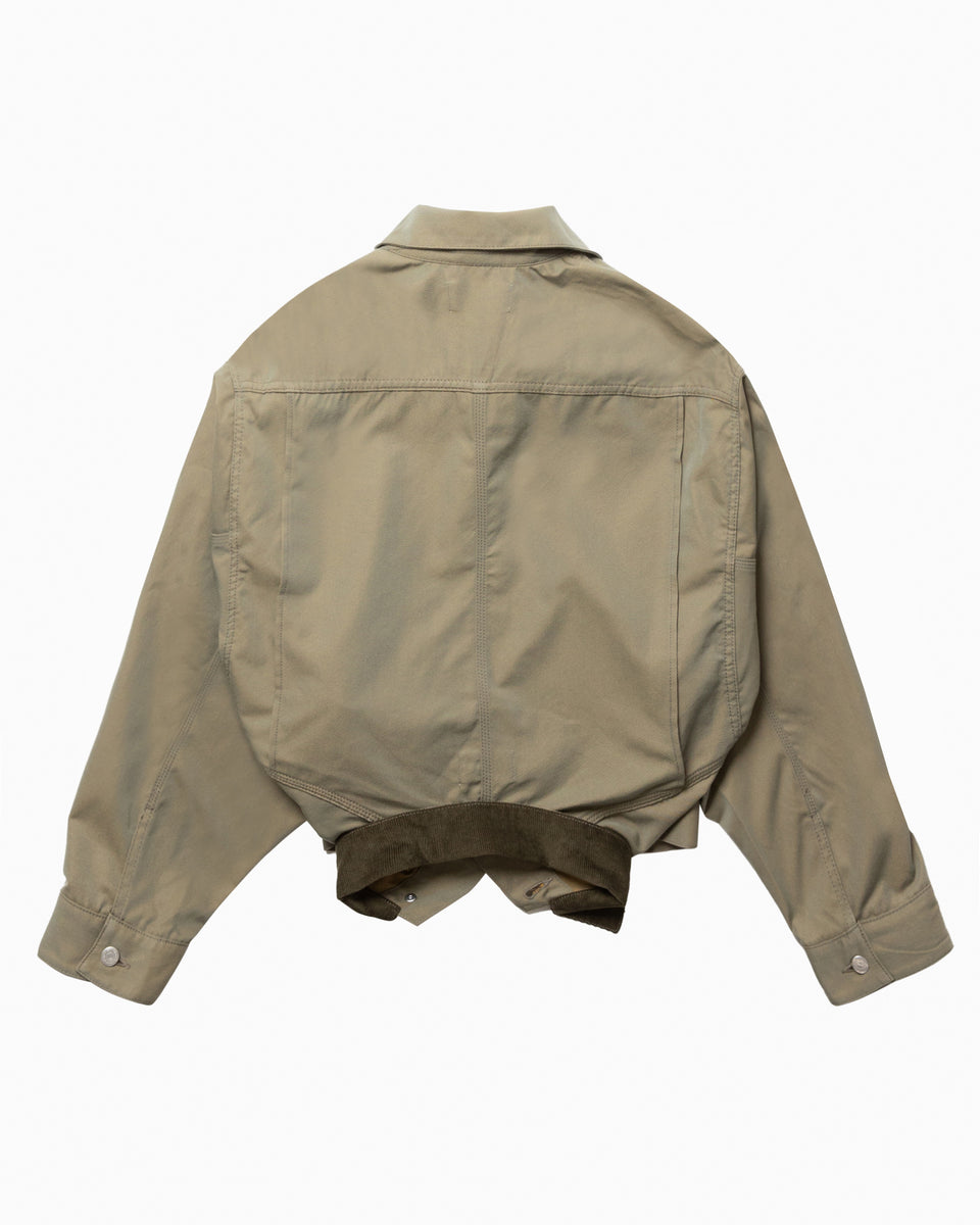 【23AW】ダブルエンドポストワークツイルブルゾン