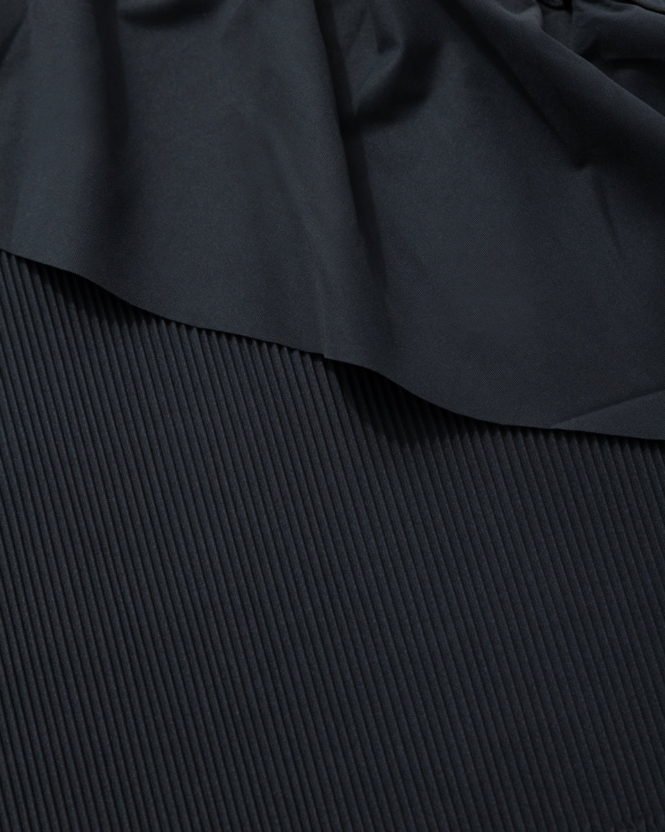 【23AW】<todo kotohayokozawa>ウェーブ ロングスリーブワンピース