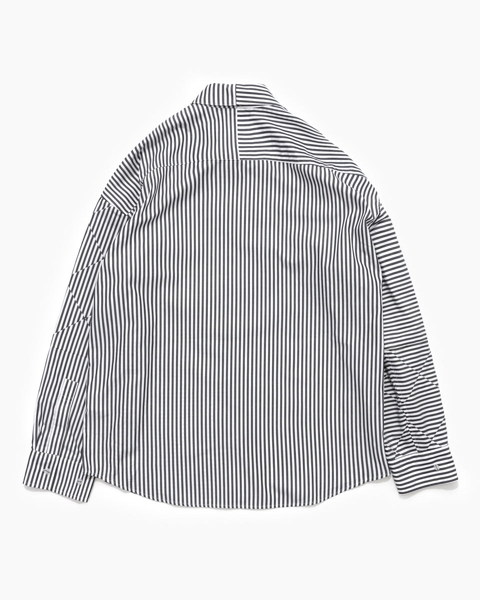 【23AW】ミックスストライプL/Sシャツ