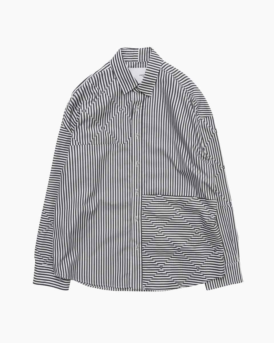 【23AW】ミックスストライプL/Sシャツ