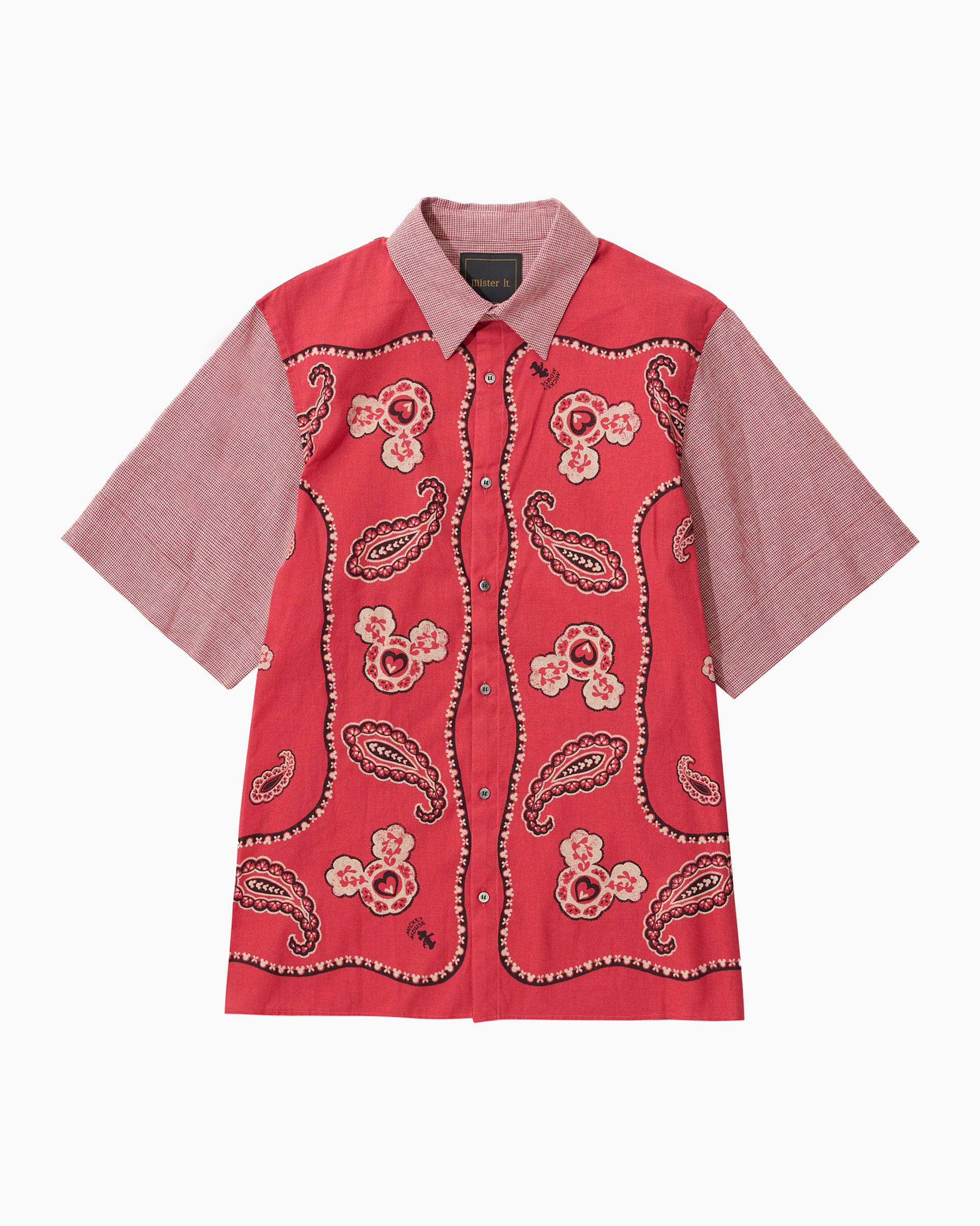 mister it.】ミッキーマウスシャツ – ファッションスナップストア