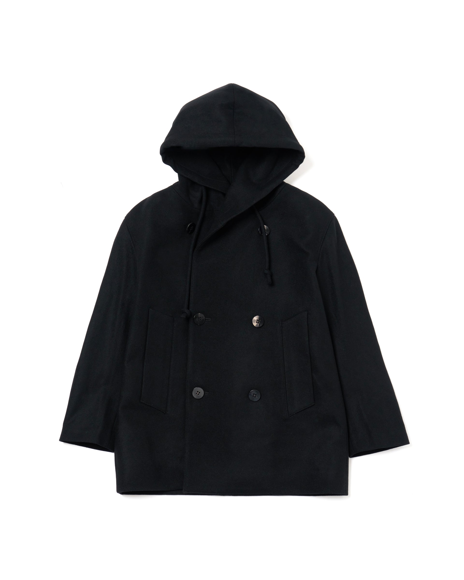 OVERCOAT】ウールメルトンピーコート – ファッションスナップストア