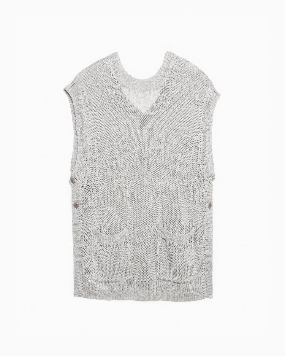 【23SS】<th products>リネンフィッシャーマンベスト