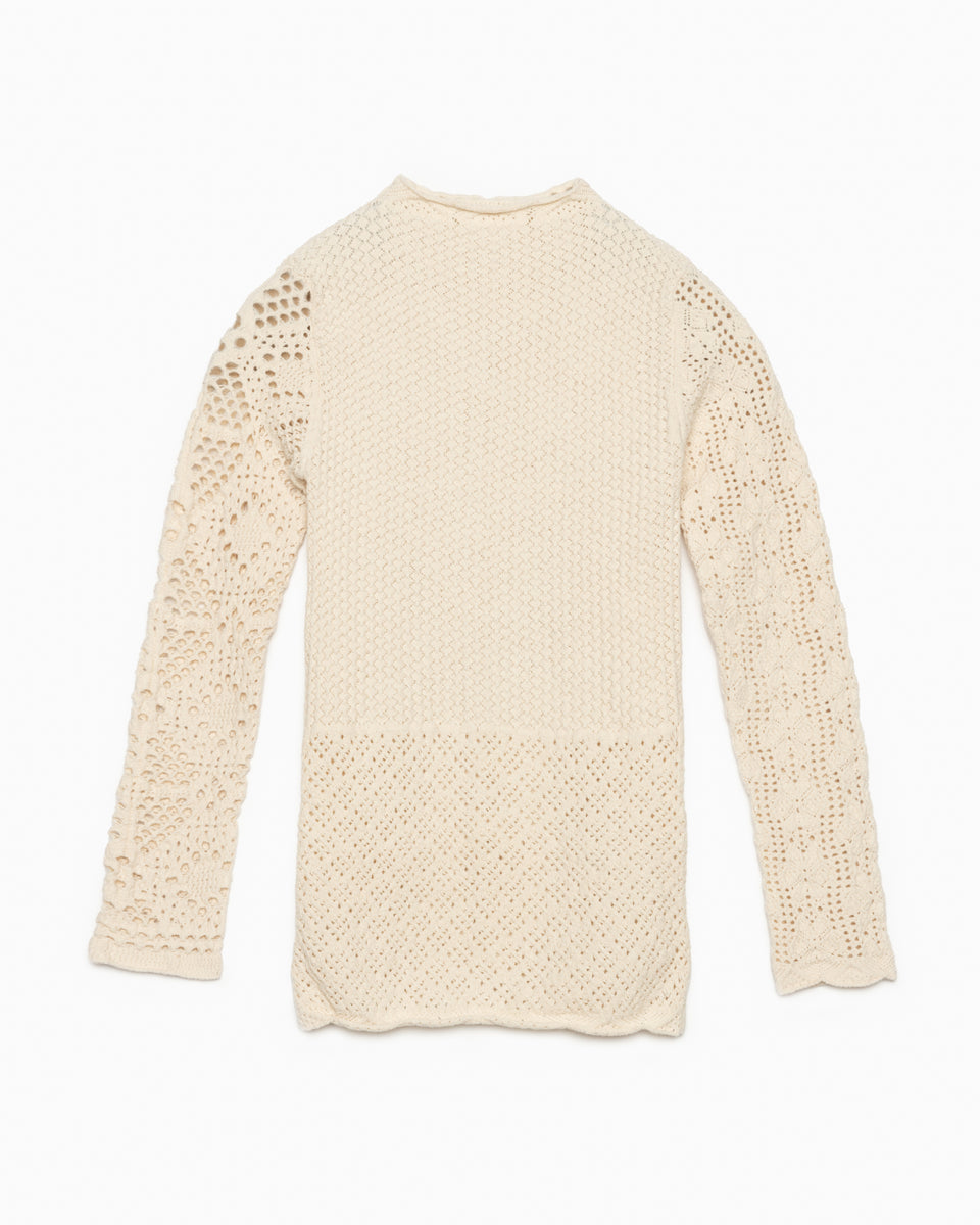 【23SS】ストレッチレースニットプルオーバー