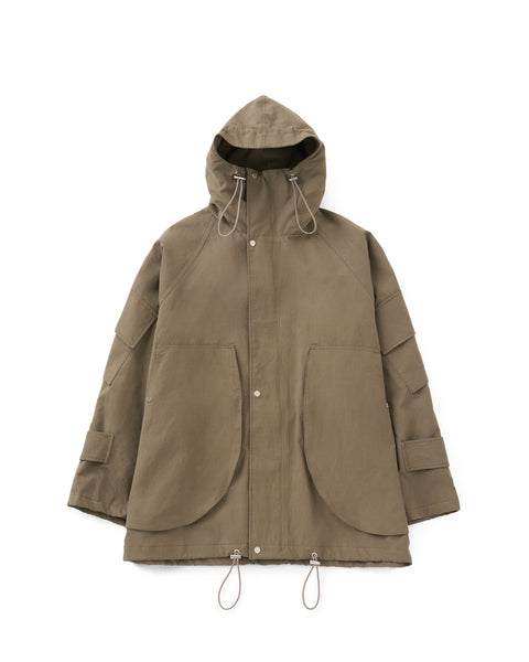 25ss 試着程度 定価5.8万円 NEIGHBORHOOD 加工 ジャケット OUAT】チャンネルジャケット グリーン | 日本製 フード