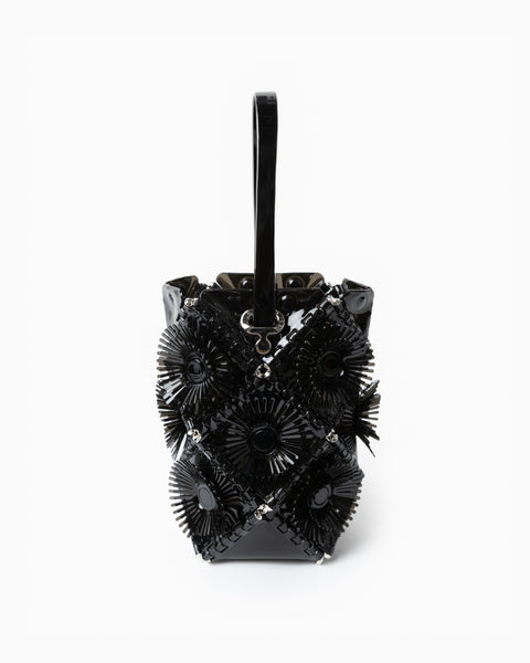 52 BY HIKARUMATSUMURA】SABOTENバッグ ブラック | 日本製 PVC素材 | F