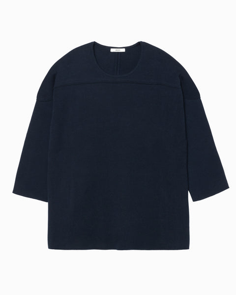 BODHI コットンカシミヤフットボールTシャツ ブラック ec-retouched-20230314-01-